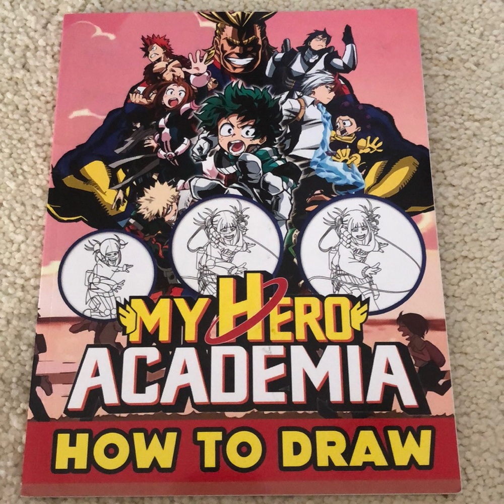 NWT My Hero Academia How to draw instructions book